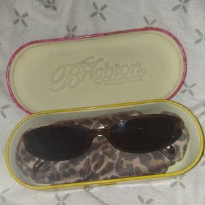 Brighton Brown Tortoise Silver Mademoiselle Sunglasses Frames Scratched Lenses